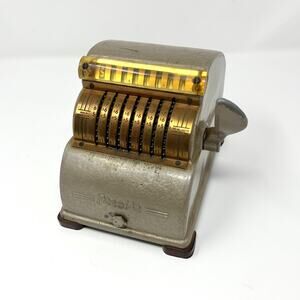 Vintage Precise Mechanical Adding Machine Lever 1940s Chicago Handle Works